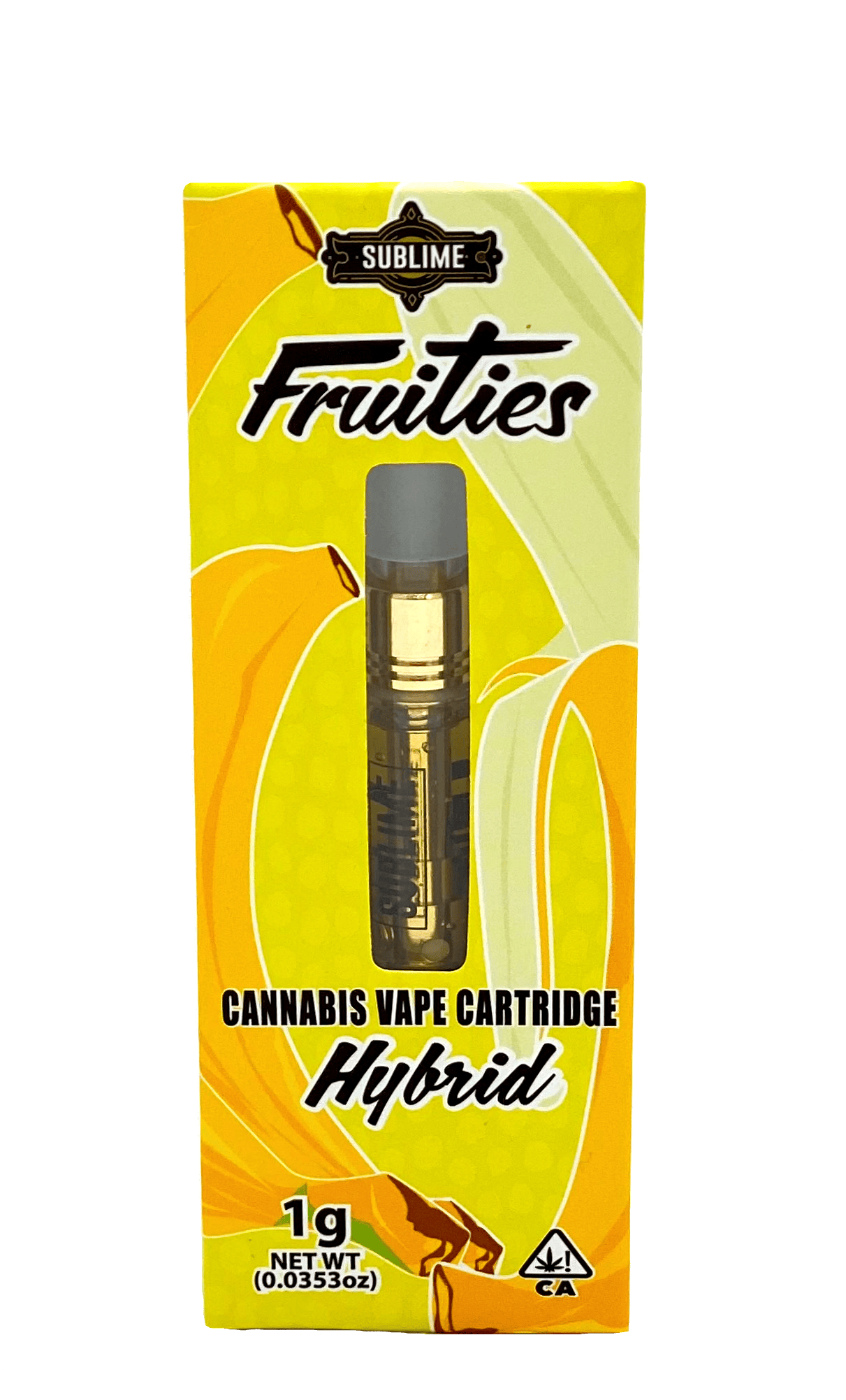Sublime - Fruity Cartridge - Banana OG 1g (Hybrid) - 1