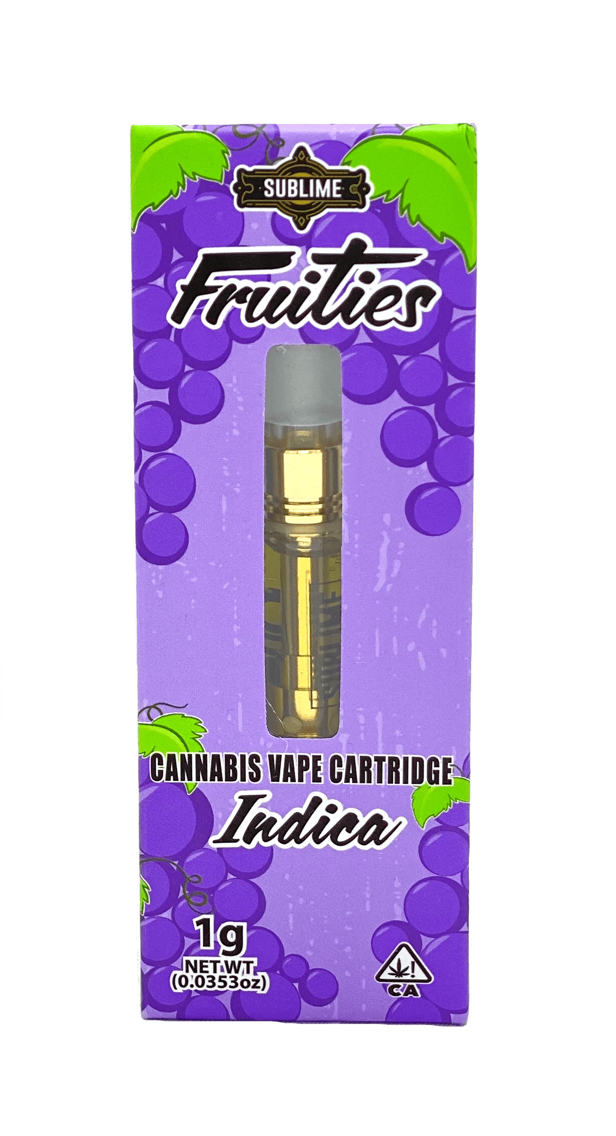 Sublime - Fruity Cartridge - Grape Ape 1g (Indica) - 1