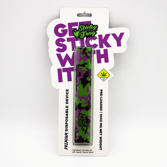 Sticky Frog Extracts - Blackberry Disposable Vape 1g - 1