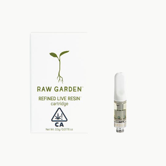 Raw Garden - Chem Kush Refined Live Resin™ 0.5g Cartridge - 1