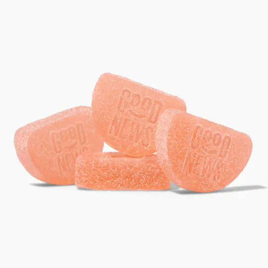 Good News - Good News | Day Off 1:1 | Peach Gummies | 100mg | 10ct | 10mg/ea - 1