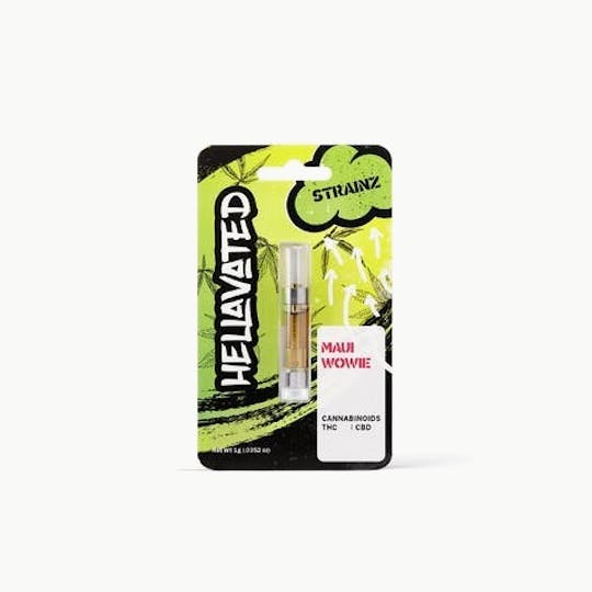 Hellavated - Maui Wowie Strainz Cartridge 1g - 1