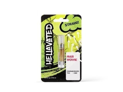 Hellavated - Maui Wowie Strainz Cartridge 1g - 1