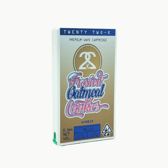 Twenty Two K / 22k - 22K - Frosted Oatmeal Cookies - Cartridge - 0.5ml - 1