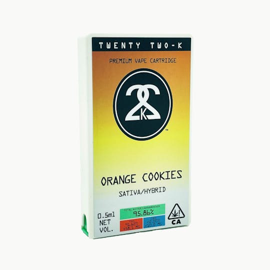 Twenty Two K / 22k - 22K - Orange Cookies - Cartridge - 0.5ml - 1