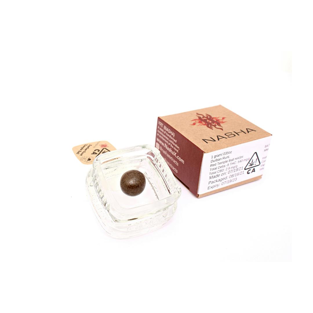 NASHA - Durban Runt Red Temple Ball Hash - 1