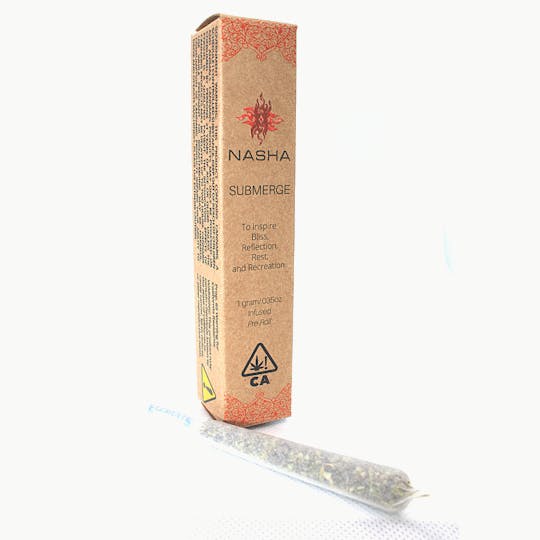 NASHA - Submerge 1g. Infused Preroll - Wedding Cake+Grape Sundae - 1