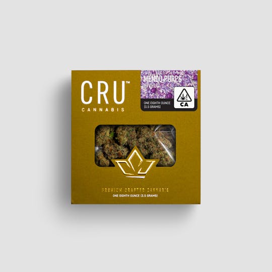 CRU Cannabis - Mendo Purps (3.5 Grams) - 1
