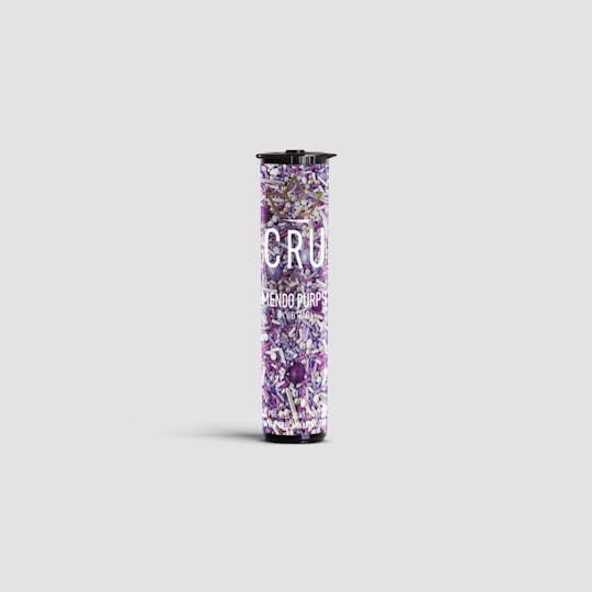 CRU Cannabis - Mendo Purps (0.5G Pre-Roll) - 1