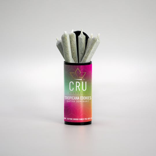 CRU Cannabis - Tropicana Cookies (0.5G Pre-Roll 6 pack) - 1