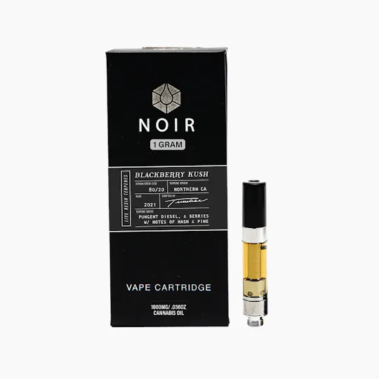 Timeless Vapes - Blackberry Kush | NOIR Live Resin Catridge | 1g - 1