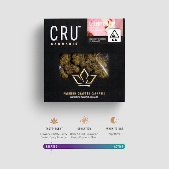 CRU Cannabis - Cherry On Top (3.5 Grams) - 1