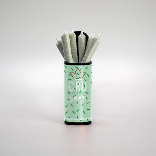 CRU Cannabis - Kush Mints (0.5G Pre-Roll 6 pack) - 1