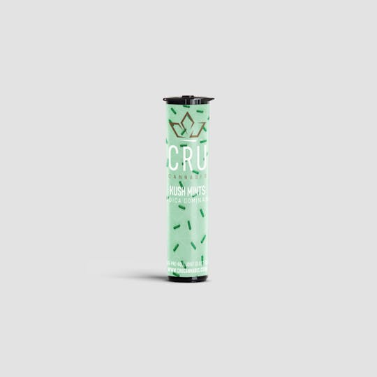 CRU Cannabis - Kush Mints (0.5G Pre-Roll) - 1