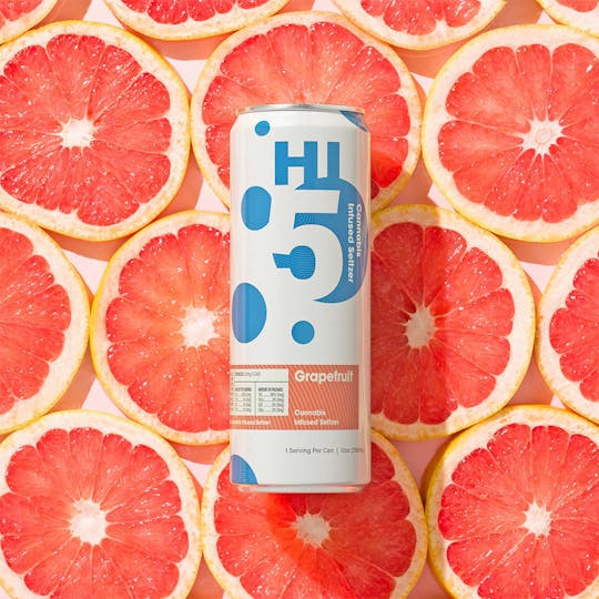 Hi5 - Hi5 Cannabis Seltzer: Grapefruit - 1