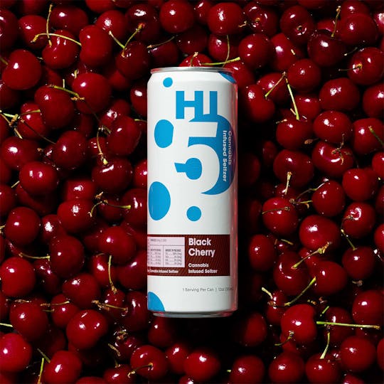 Hi5 - Hi5 Cannabis Seltzer: Black Cherry - 1
