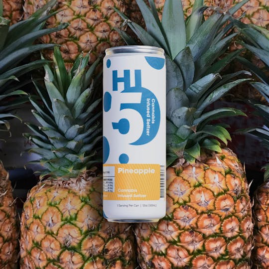 Hi5 - Hi5 Cannabis Seltzer: Pineapple - 1