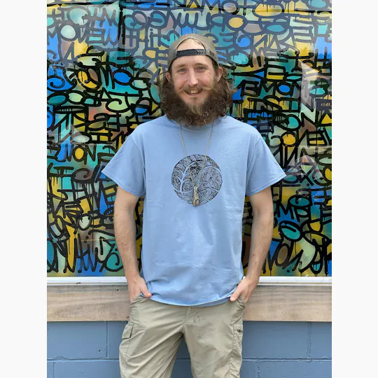 Indico - Hand Leaf Sketch Tee - 1