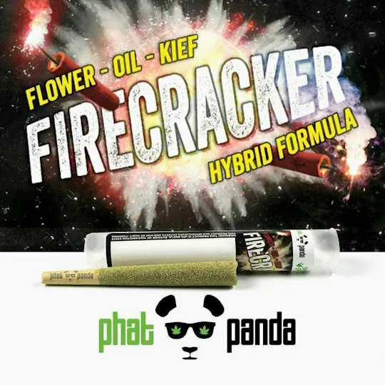 Phat Panda - Phat Panda Firecracker | Grand Daddy Purple | Infused Joint | 1g - 1