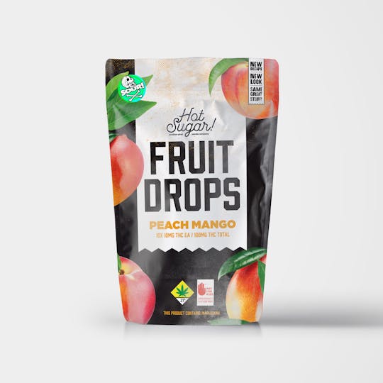 Hot Sugar! - Sour Peach Mango Fruit Chews (100mg) - 1