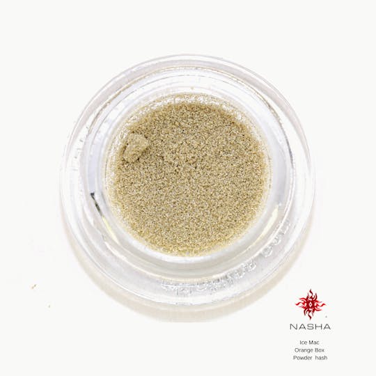 NASHA - Ice Mac Orange Powder Hash - 1