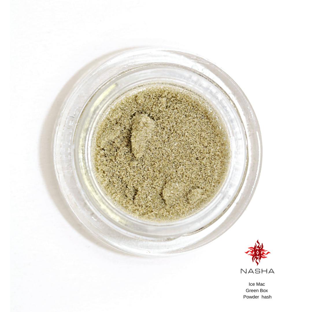 NASHA - Ice Mac Green Powder Hash - 1