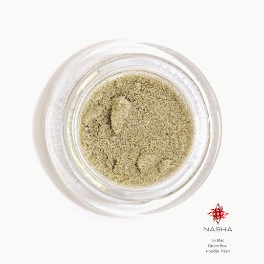 NASHA - Ice Mac Green Powder Hash - 1
