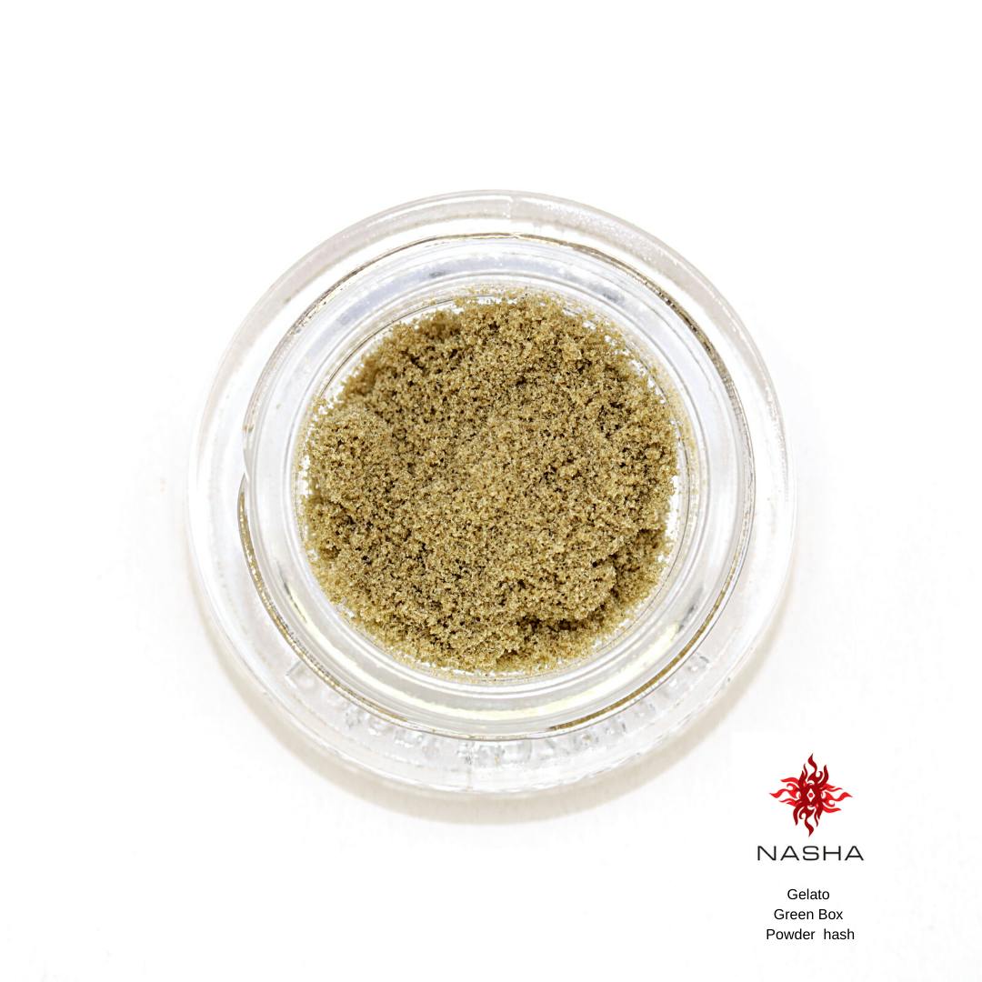 NASHA - Gelato Green Powder Hash - 1