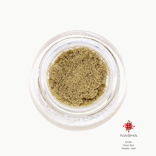 NASHA - Gelato Green Powder Hash - 1