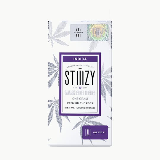 STIIIZY - Vape Cartridge - GELATO 41 1G CDT Pod - STIIIZY - 1