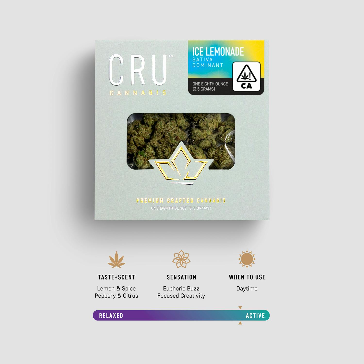 CRU Cannabis - Ice Lemonade (3.5 Grams) - 1