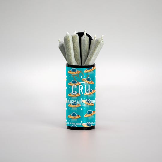 CRU Cannabis - Miracle Alien Cookies (0.5G Pre-Roll 6 pack) - 1