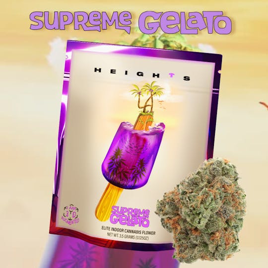 Heights Flower - HEIGHTS Supreme Gelato - 3.5g Indoor Flower - 1