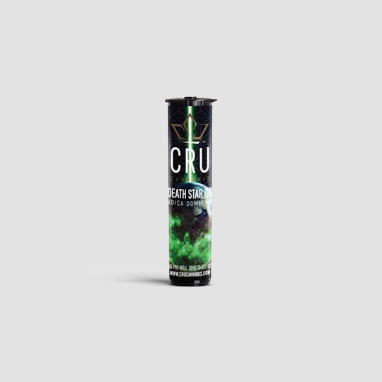 CRU Cannabis - Death Star OG (0.5G Pre-Roll) - 1