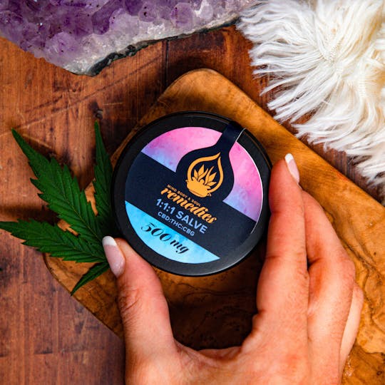 Mind Body & Soul Support - Alleviate 2 oz 500mg 1:1:1 THC:CBD:CBG Salve - 1