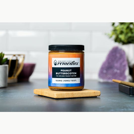 Mind Body & Soul Support - THC Peanut Butterscotch - 8OZ 160MG - 1