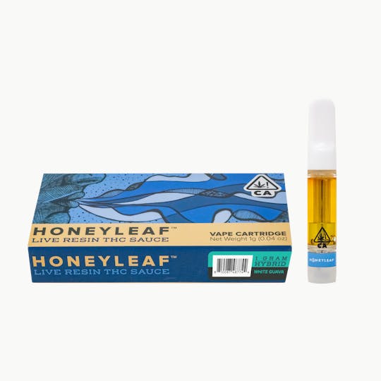 Honeyleaf - WHITE GUAVA - 1G LIVE RESIN CARTRIDGE - HYBRID - 1