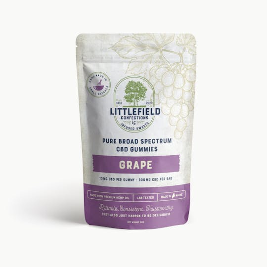 Littlefield Confections - Grape CBD Gummies 10mg/pc 300mg Total - 1