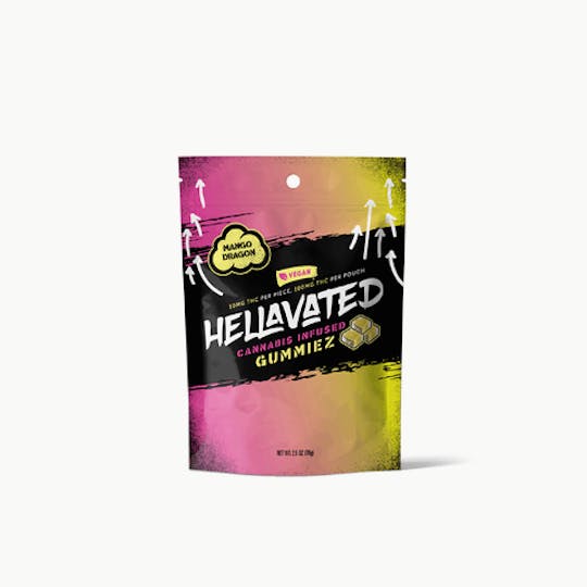 Hellavated - Mango Dragon Gummiez 100 mg - 1
