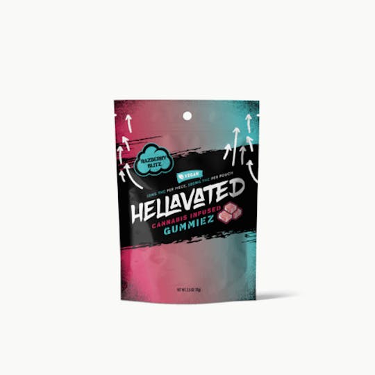 Hellavated - Razberry Blitz Gummiez 100 mg - 1