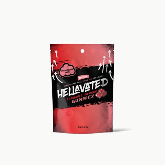 Hellavated - Strawberry Haze Gummiez 100 mg - 1