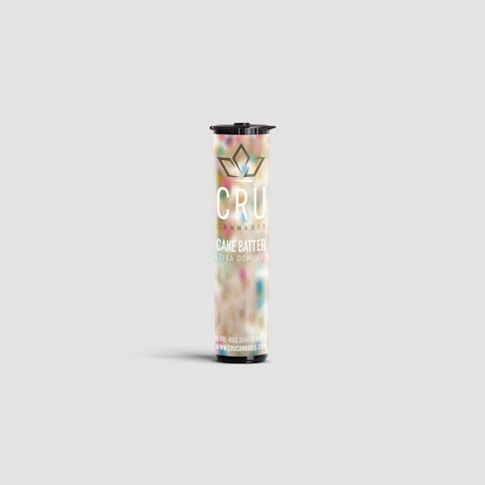 CRU Cannabis - Cake Batter (0.5G Pre-Roll) - 1