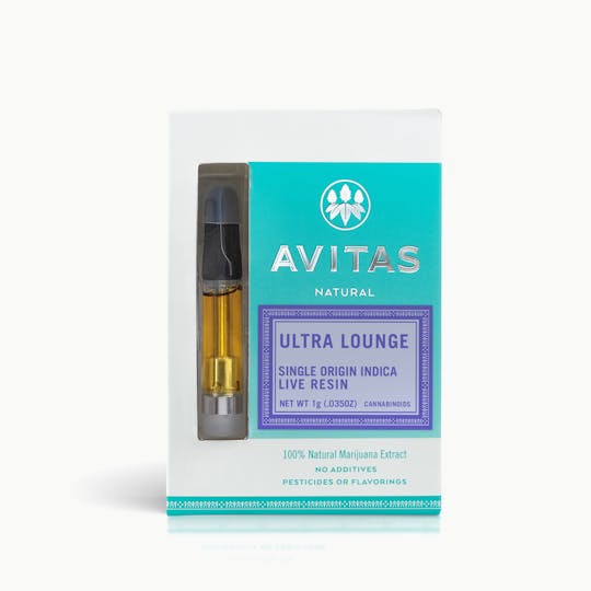 Avitas - Ultra Lounge Live Resin Cartridge 1g - 1