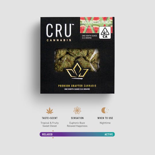 CRU Cannabis - Watermelon Punch (3.5 Grams) - 1