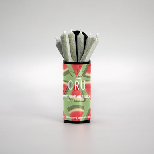 CRU Cannabis - Watermelon Punch (0.5G Pre-Roll 6 pack) - 1