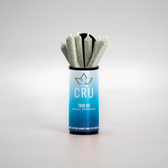 CRU Cannabis - True OG (0.5G Pre-Roll 6 pack) - 1
