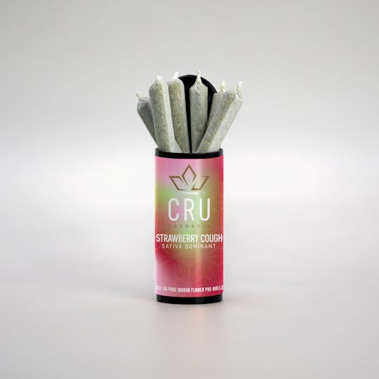 CRU Cannabis - Strawberry Cough (0.5G Pre-Roll 6 pack) - 1