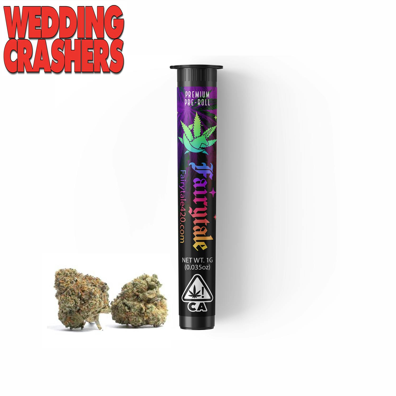 Fairytale - FAIRYTALE | 1 Gram Indoor Pre-roll "Wedding Crashers" (SATIVA) 24.58% THC - 1