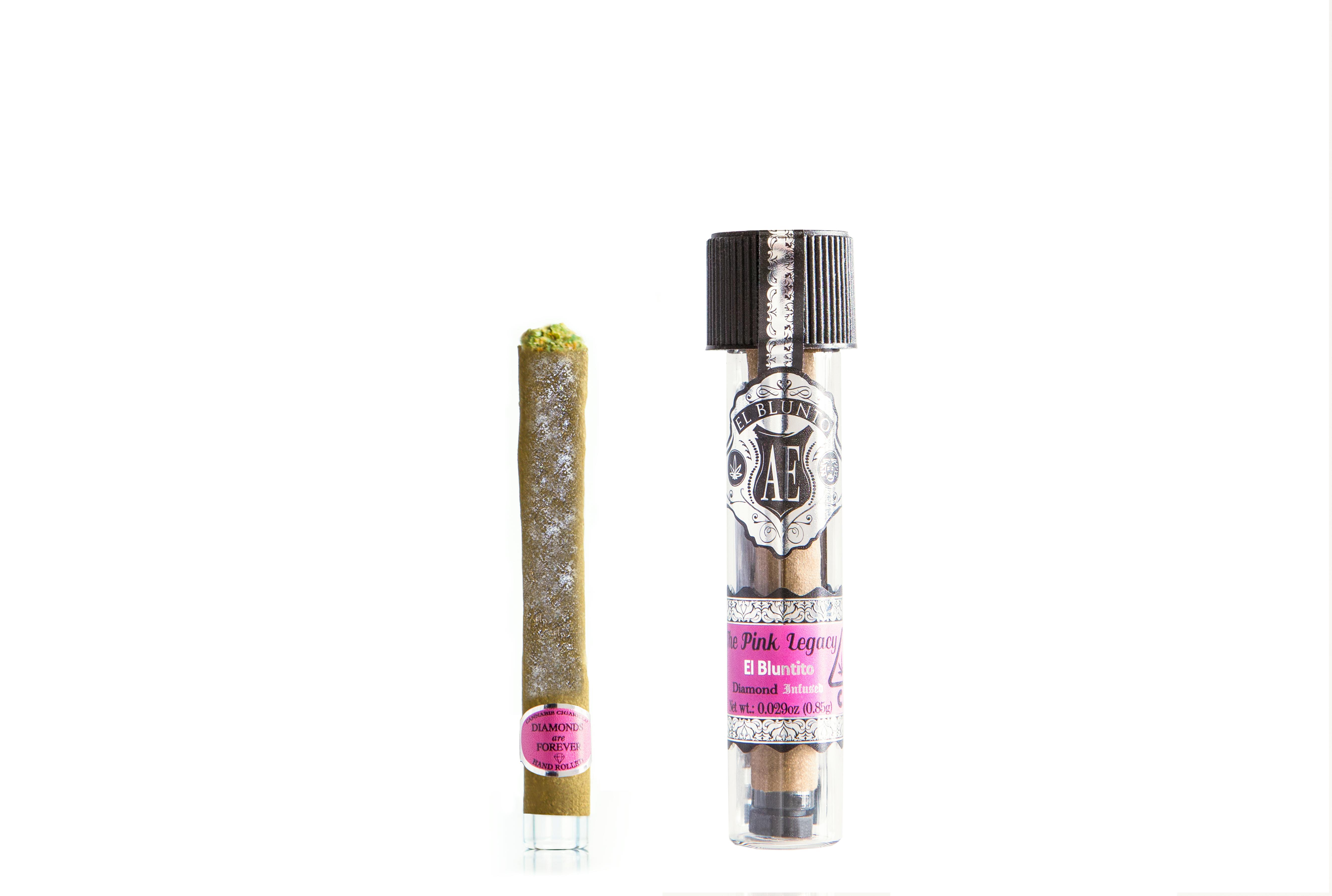 El Blunto by Albert Einstone's - El Bluntito - The Pink Legacy - .85G Diamond Infused [Mini Blunt] - 1