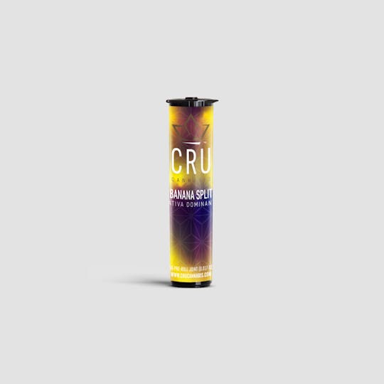CRU Cannabis - Banana Split (0.5G Pre-Roll) - 1